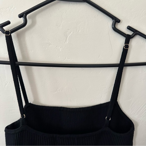 House of Harlow 1960 Black Ribbed Mini Dress - Picture 7 of 10